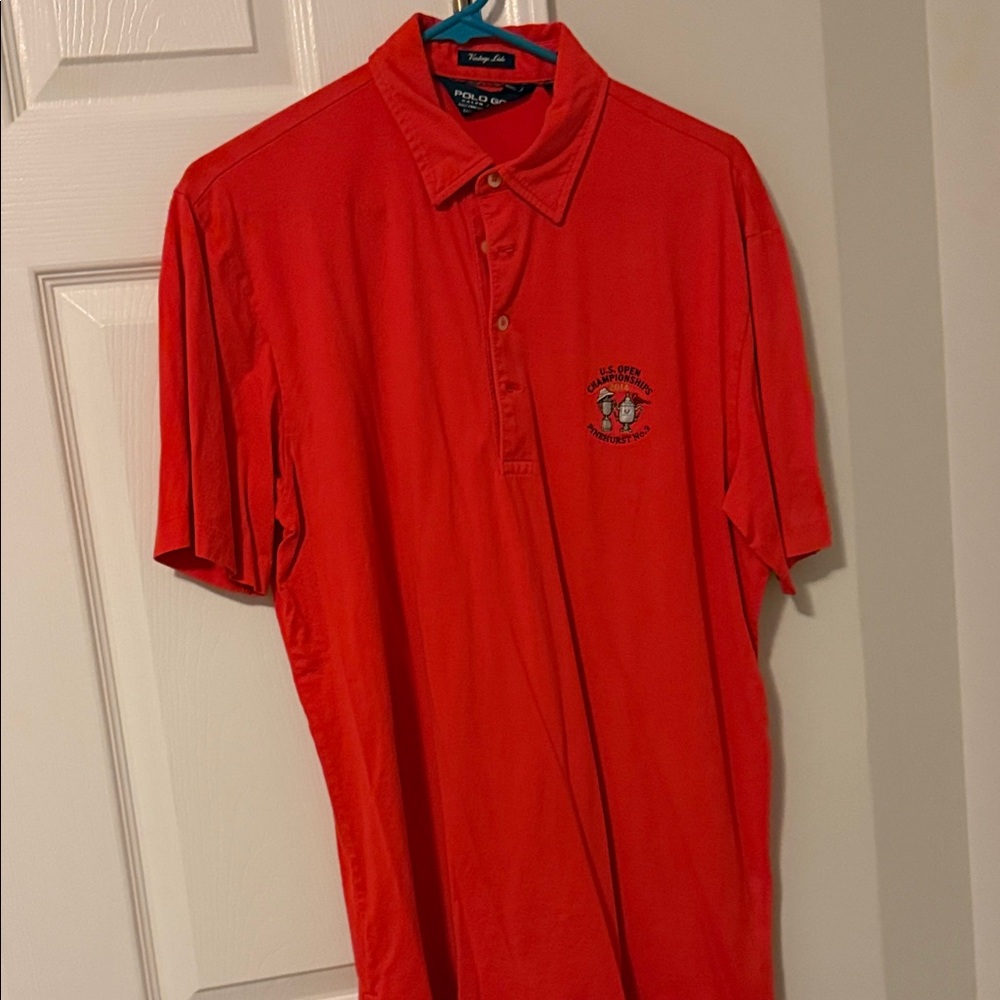 Polo by Ralph Lauren orange Men's Polo Shirt